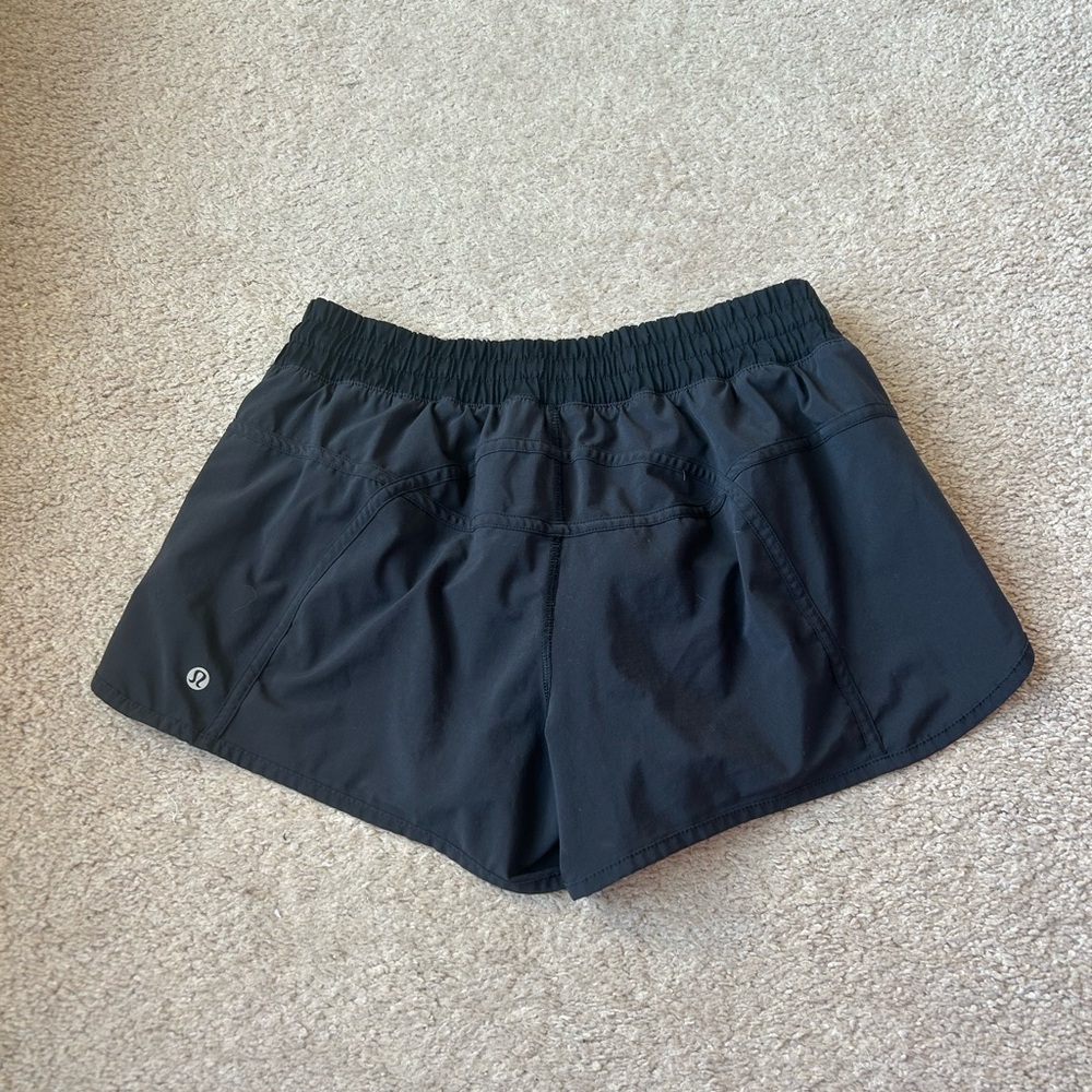 Lululemon black Women's Athletic Shorts - Picture 2 of 3